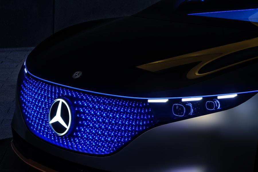 Детали экстерьера Mercedes-Benz Vision EQS 2019 года  (фото 24 из 54)